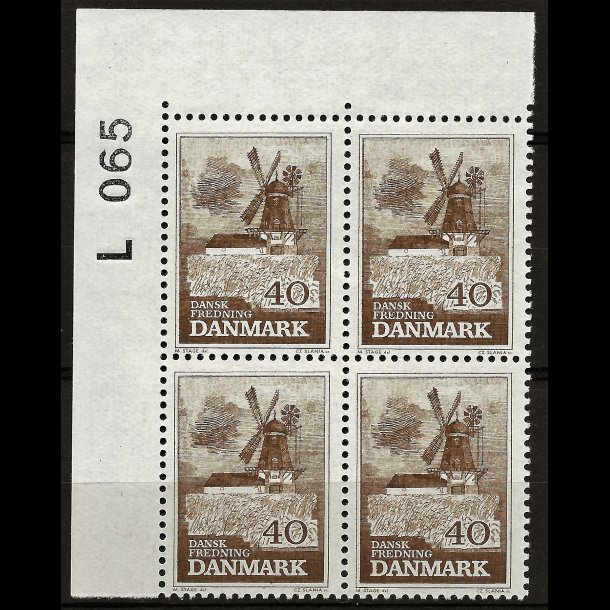 Danmark postfrisk marginalblok L065 