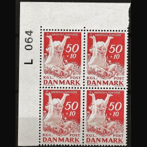 Danmark postfrisk marginalblok L064