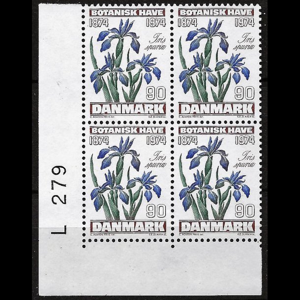 Danmark postfrisk marginalblok L279