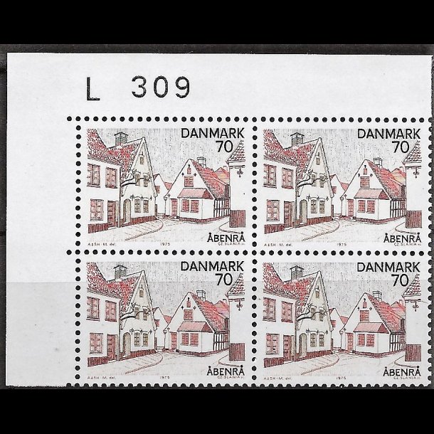 Danmark postfrisk marginalblok L309 