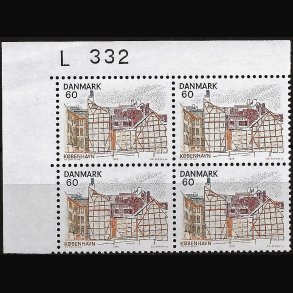Danmark postfrisk marginalblok L332 
