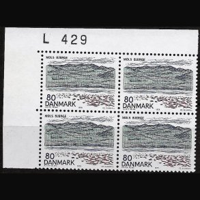 Danmark postfrisk marginalblok L429 