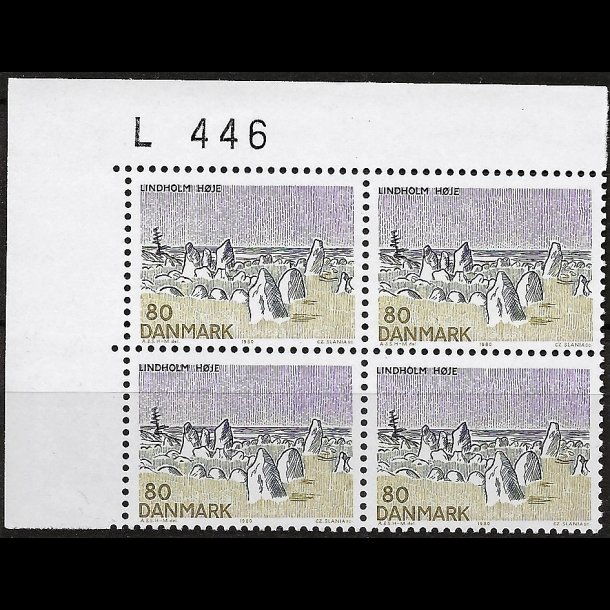 Danmark postfrisk marginalblok L446 