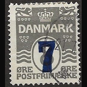 Danmark AFA 157 stemplet
