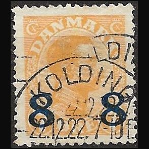 Danmark AFA 118 stemplet