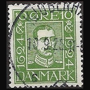 Danmark AFA 132 stemplet