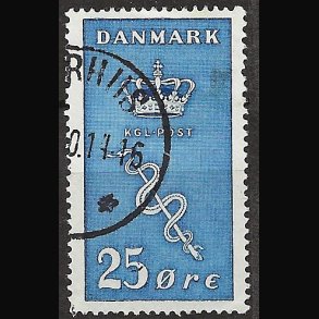 Danmark AFA 180 stemplet