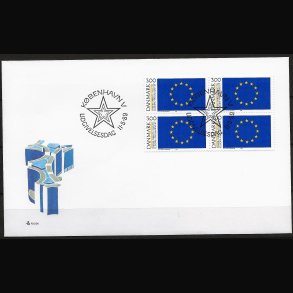 Danmark FDC 4-blok AFA nr. 940