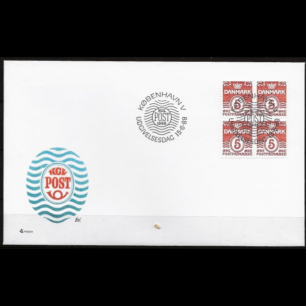 Danmark FDC 4-blok AFA nr. 943