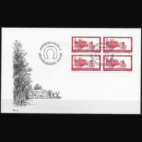 Danmark FDC 4-blok AFA nr. 942