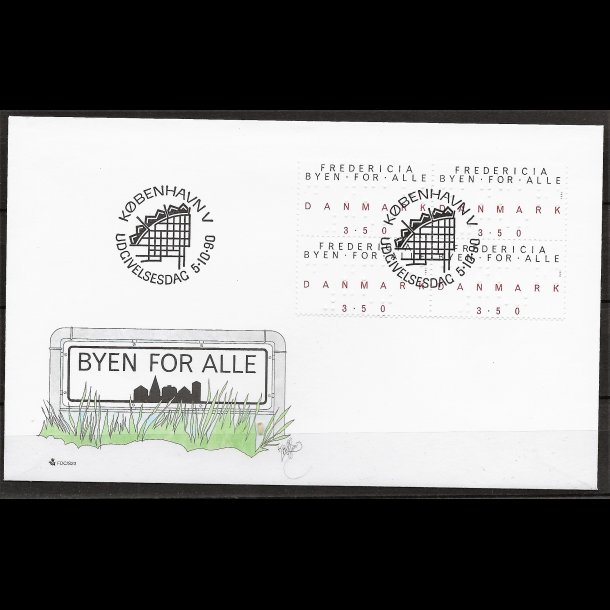 Danmark FDC 4-blok AFA nr. 979