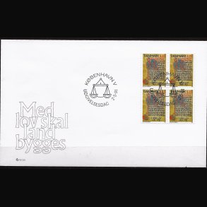 Danmark FDC 4-blok AFA nr. 991
