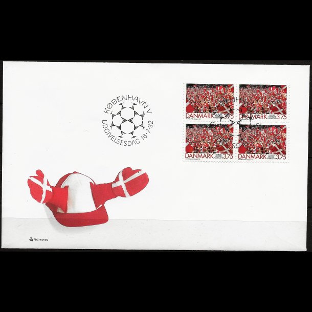 Danmark FDC 4-blok AFA nr. 1024