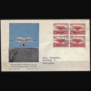 Danmark FDC 4-blok AFA nr. 366