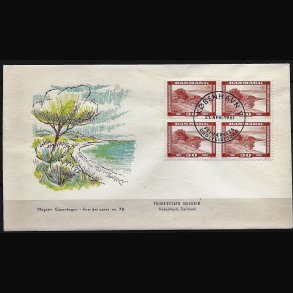 Danmark FDC 4-blok AFA nr. 392
