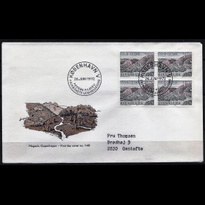 Danmark FDC 4-blok AFA nr. 526