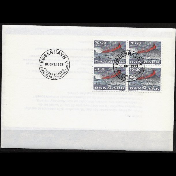 Danmark FDC 4-blok AFA nr. 549