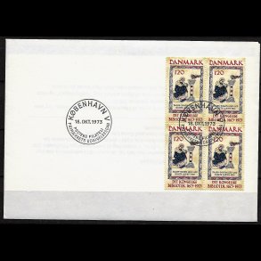 Danmark FDC 4-blok AFA nr. 550
