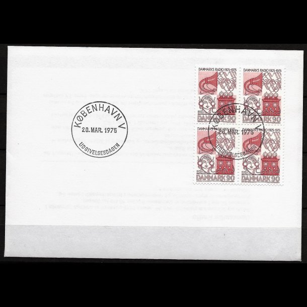 Danmark FDC 4-blok AFA nr. 583