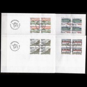 Danmark FDC 4-blok AFA nr. 686-689