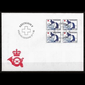 Danmark FDC 4-blok AFA nr. 764
