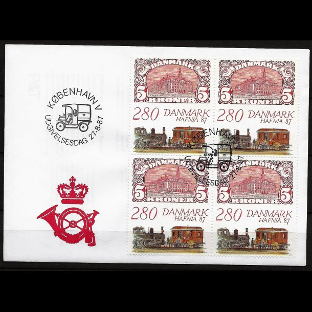 Danmark FDC 4-blok AFA nr. 888