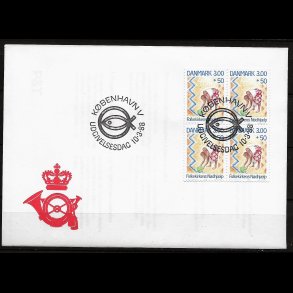Danmark FDC 4-blok AFA nr. 907