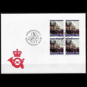 Danmark FDC 4-blok AFA nr. 913
