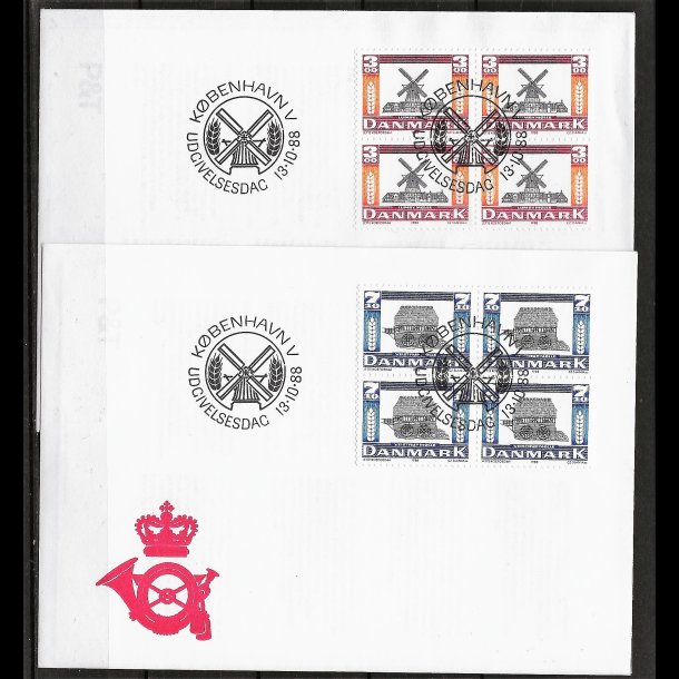 Danmark FDC 4-blok AFA nr. 919-920