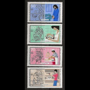 Vesttyskland Tyskland AFA nr. 2258-2261 postfrisk