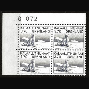 Gr�nland marginalblok postfrisk G 072