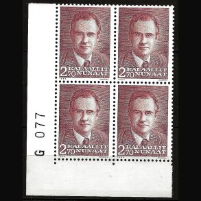 Gr�nland marginalblok postfrisk G 077