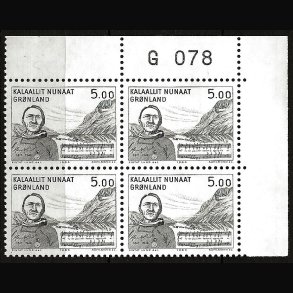 Gr�nland marginalblok postfrisk G 078