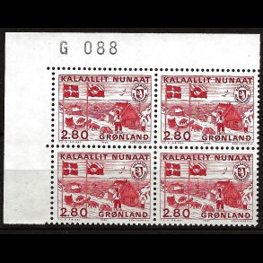Gr�nland marginalblok postfrisk G 088