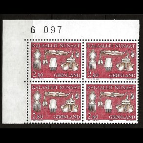 Gr�nland marginalblok postfrisk G 097