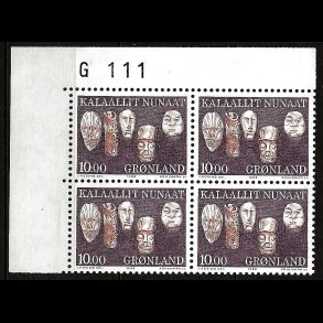 Gr�nland marginalblok postfrisk G 111