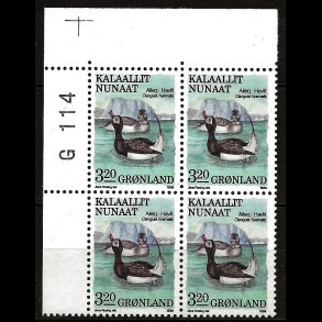 Gr�nland marginalblok postfrisk G 114