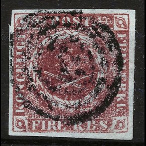 Danmark AFA 1 - 4 RBS Thiele Ia p�nt m�rke - 1026