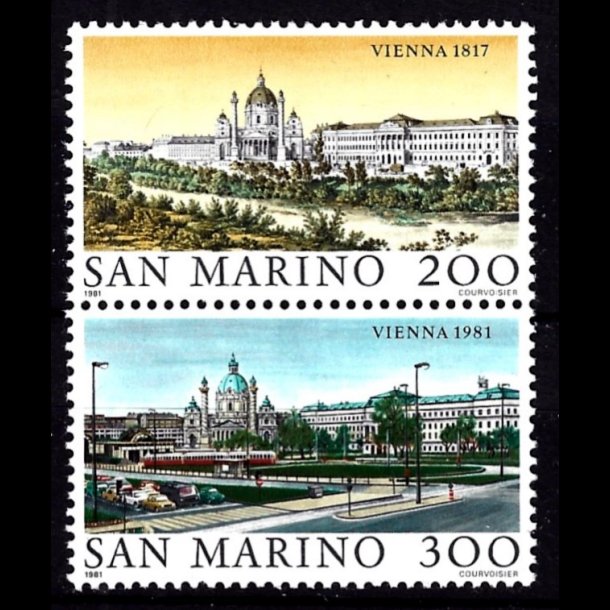 San Marino postfrisk AFA nr. 1200-1201