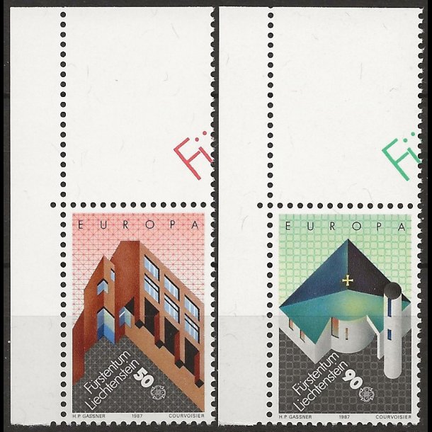 Liechtenstein postfrisk AFA nr. 910-911