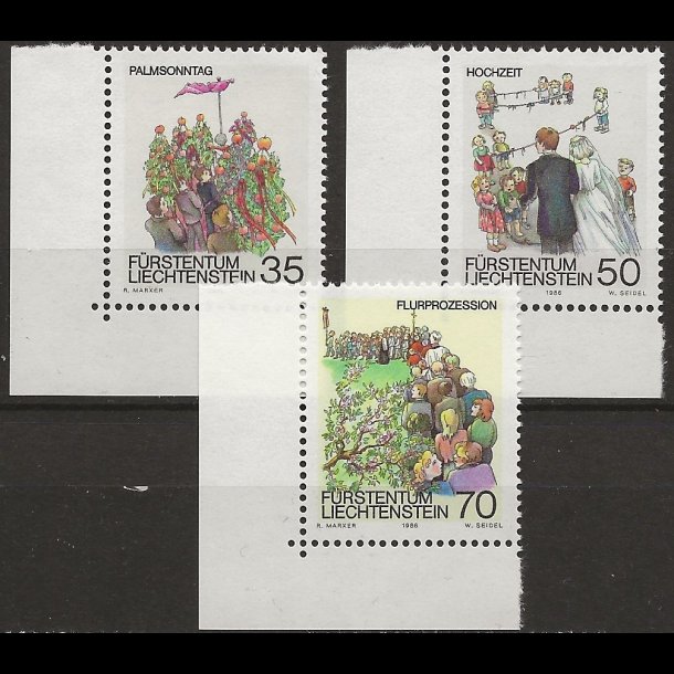 Liechtenstein postfrisk AFA nr. 891-893