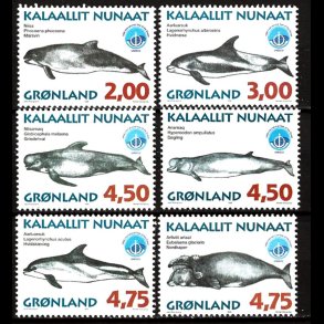 Gr�nland postfrisk AFA 319-324