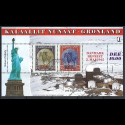 Grnland stemplet miniark AFA 266-274 (3 stk.)