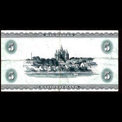 Danmark 5-kroner 1959-C0 Sieg 129 kval. 1+/VF