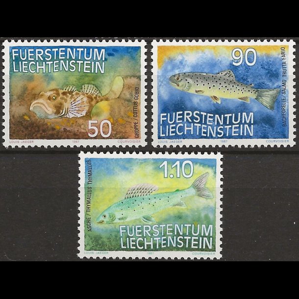 Liechtenstein postfrisk AFA nr. 913-915