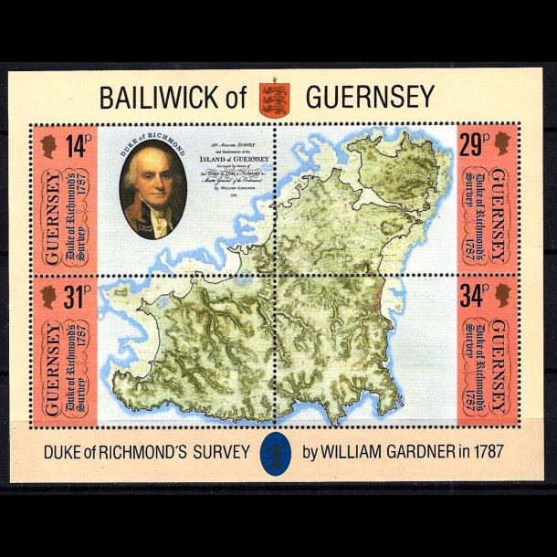 Guernsey postfrisk AFA 378-381