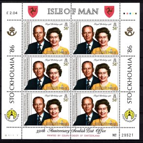 �en Man postfrisk AFA 310 ark