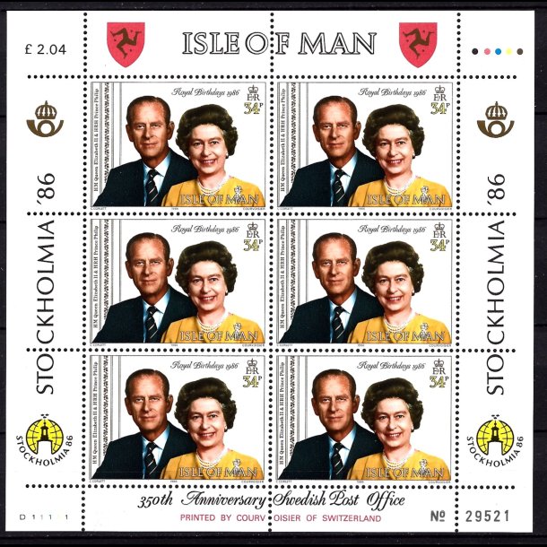 �en Man postfrisk AFA 310 ark