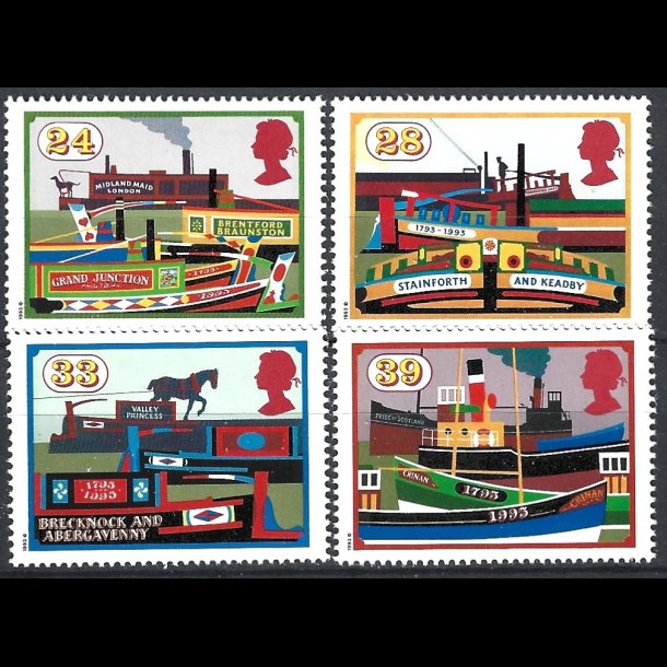 England postfrisk AFA 1606-1609