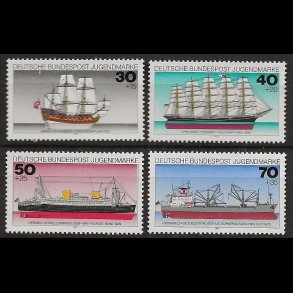 Vesttyskland Tyskland AFA nr. 1887-1890